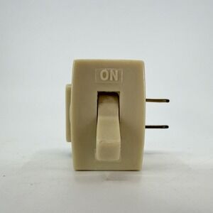 Vintage General Electric Light Switch Power Plug Adapter Works
